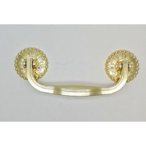 Highly Polished European Style Gold Plated Metal Coffin Handles Exquisite ZH009A