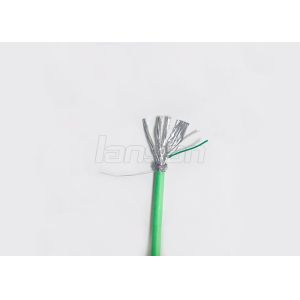 Network Al Foil Shielded Copper Braiding SFTP Cat6a Cable