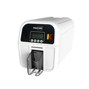 Kiosk Magicard ID Card Printer White K ID Card Printing Machine