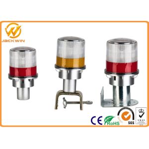 Multi Purpose Solar Powered Traffic Warning Lights Hand - Held / Cone Mount