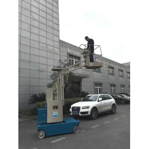 Compact boom lift 8m 10m Free Rotation Self Propelled Mobile Elevating Work
