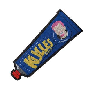 Merrow Fabric 3D Iron On Logo Embroidery Patch For Blouse Jackets