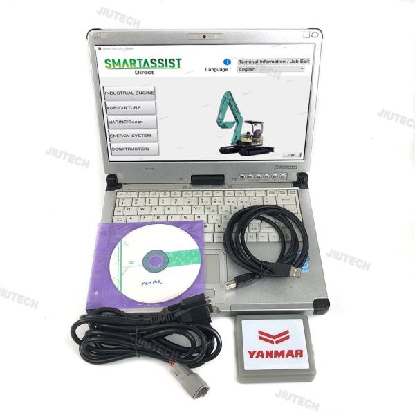 Quality For Yanmar YEDST Diagnostic Tool With CFC2 Laptop Diesel Engine Yanmar Excavator Tractor Marine Generator Diagnostic Tools for sale