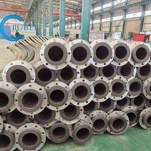 Wear Resistant UHMWPE Pipe With Flanged Connections And Accessories