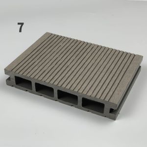 Lightweight WPC Decking Panel Weather Resistant Composite Wood Decking Boards
