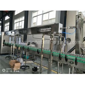 Glass Bottle Rinsing Corking Beverage Filling Machine For Nectar , Wine ,