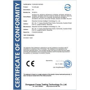 Shenzhen Ironman Intelligent Technology Co., Ltd. Certifications