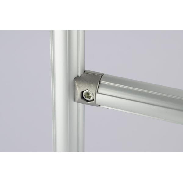 Grab Connection Aluminum Pipe Fittings , Aluminium Tube Connectors SGS