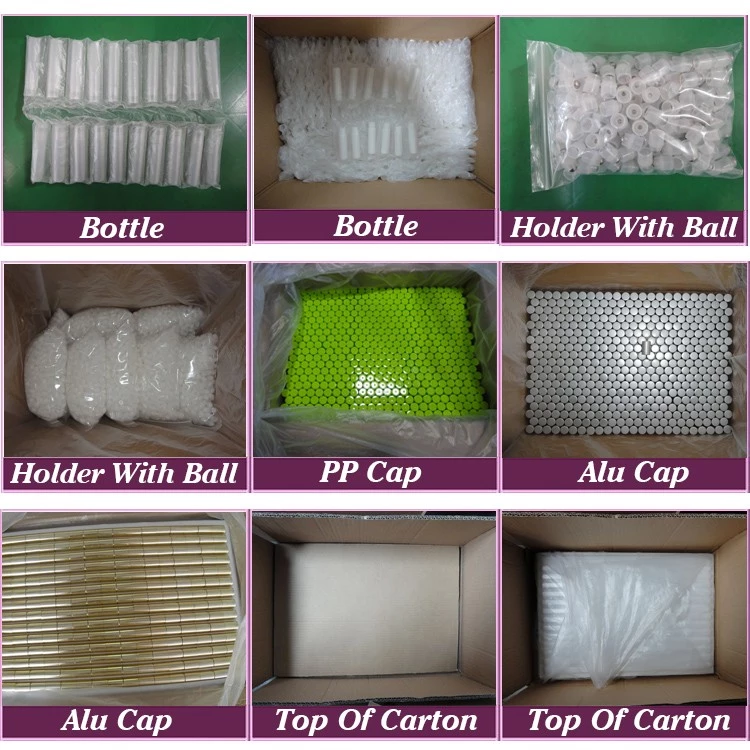 RPPB 50ML Unique Shape Plastic PP Mono Roll On Deodorant Bottle