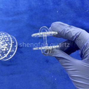 CNC Finishing Custom High Temperature Quartz Punch Sheet Welding