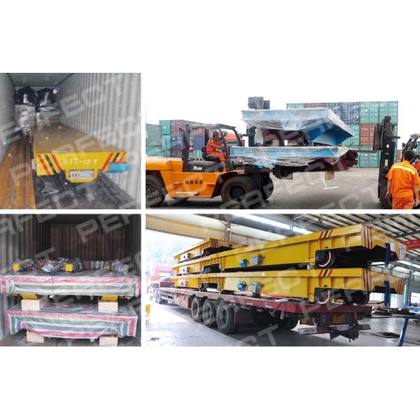 75T Material Handling Trolley / Electric Transfer Car Trailer For Various Occasions