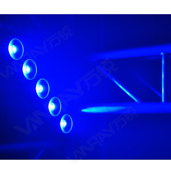 High Brightness RGB 3in1 LED Matrix DMX Bar Lamp with 5 Heads 30 Watt 500 mA