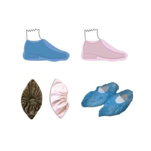 ISO13485 Certified Single Use Dustproof Shoe Cover In White/Blue/Green/Yellow