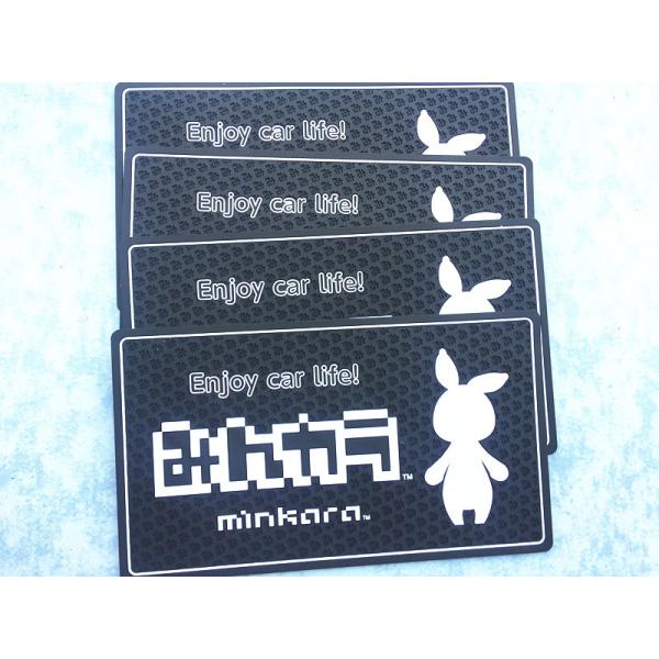 Black PVC Phone Sticky Pad / Non Slip Car Mat / Mobile Phone Holder For