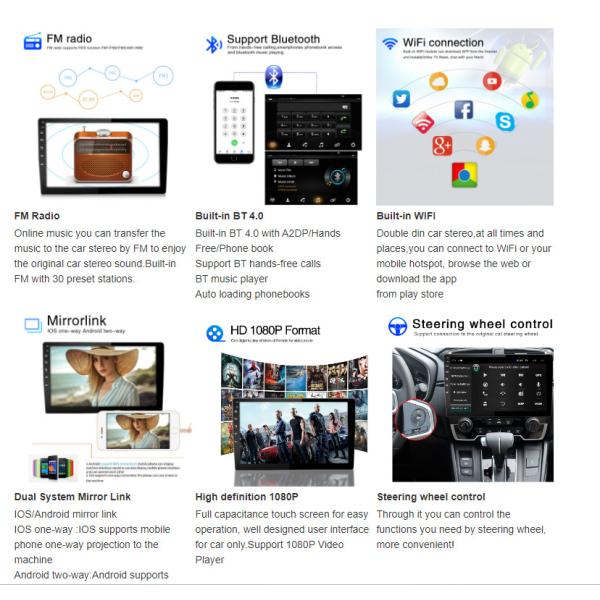 10" Toyota Android Radio Toyota RAV4 2007-2011 GPS Navigation Audio WIFI Player