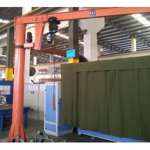 Small 4.5t Jib Boom Crane European Type For Machining Workshop
