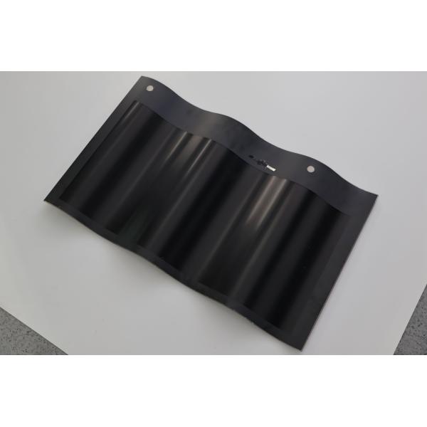 Photovoltaic Generating Curved Solar Roof Tiles Thin Film Glass BIPV Solar