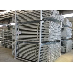 Durable Ringlock Scaffolding System Horizontal With Ledger End Customized Size