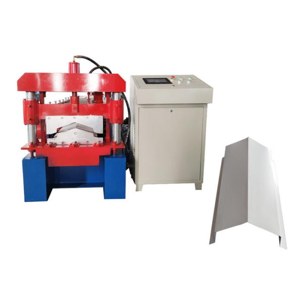 GI House Ridge Cap Roll Forming Machine Main Structure 300mm H Beam Pump Power