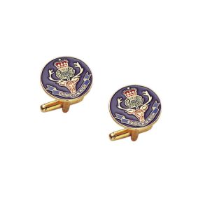 China Custom Made Cuidich Right Cufflink, Metal Cufflinks With Brass Stamping With Soft Enamel, Gold Plating on sale