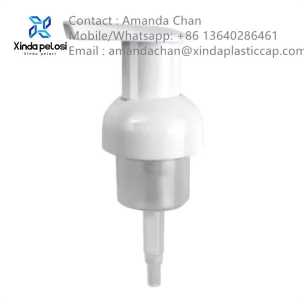 Plastic Foam Pump Face Cleaning Mousse For Cosmetics Bubble Bottle