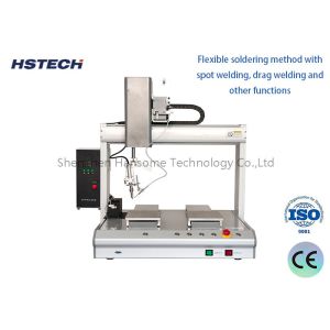 Automatic Soldering Machine with Auto Cleaning & Iron Head Alignment