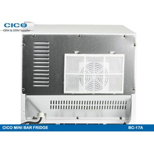 Dual Temp Small Table Top Fridge Freezer Fashionable Appearance