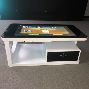 43inch Indoor Customized Multi-function Coffee Table With Drawer Wireless