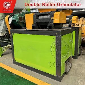 1-2T/H Producing Capacity Double Roller Fertilizer Granulator With 300x150mm