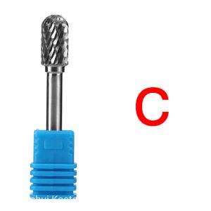 1/4" Bidentate Pattern Carbide Wood Working Abrasive Burr Sm5 Tungsten Carbide