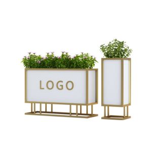 Wholesale Stainless steel new white rectangular planters box with legs from china suppliers