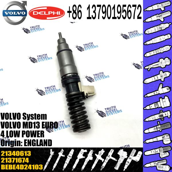 Direct Sale Diesel Fuel Injector 21371674 21340613 BEBE4D24103 For VOL MD13 EURO 4 LOW POWER