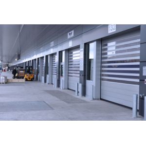 Custom Industrial Roll Up Door , Roller Shutter Door Wide Range Opening