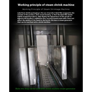 Automatic Heat Shrink Steam Tunnel Drinking Bottled Water Shrinkable Film