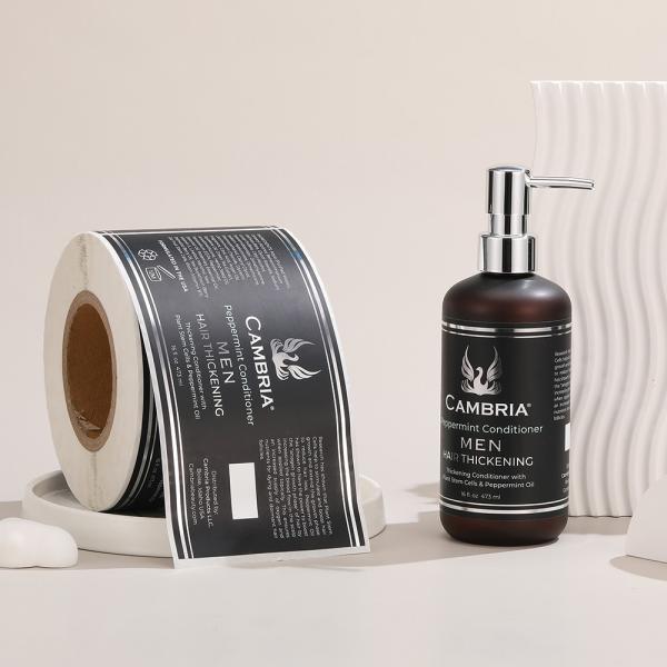 Waterproof Plastic Formula Production Info Labels