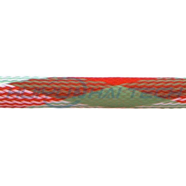 Anti - Abrasive Polyester PET Expandable Braided Sleeving For Cable Protection