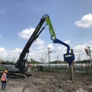 CE 12m Hydraulic Vibratory Hammer For Excavator Sheet Pile Driving