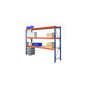 Warehouse Storage Longspan Racking / Iron Shelf Rack Medium Duty
