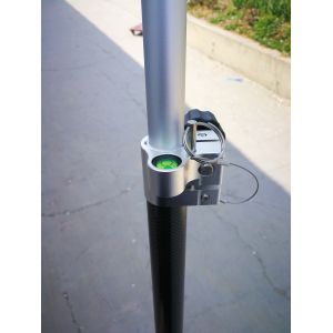 GNSS Carbon Fibre Telescopic Pole 2.4m Gps Antenna Pole