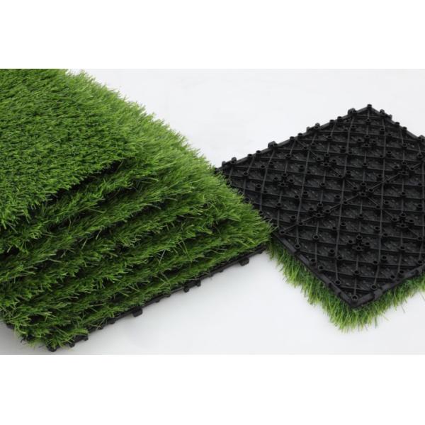 Synthetic 30x30cm Garden Fake Artificial Grass Carpet For Balcony