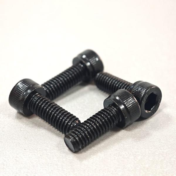 Quality Plain Finish Black Zinc Knurled Socket Head Cap Screws with HEX Head Style for sale