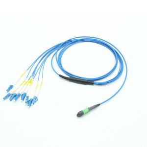 SENKO Optical Fiber Patch Cord Standard Loss SM G657A MPO-LC UPC Fanout 2.0mm