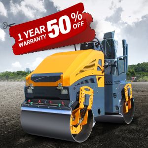 Roller Double Drum Vibratory Road Roller Compactor 0.3 Ton to 20 Ton Roller for