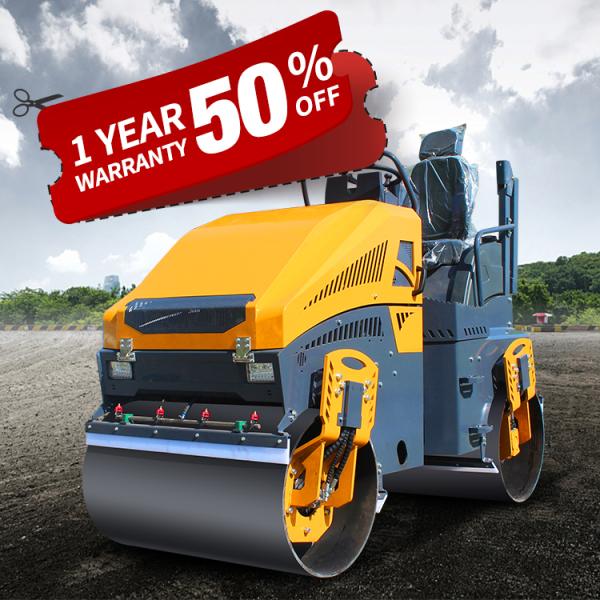 Roller Double Drum Vibratory Road Roller Compactor 0.3 Ton to 20 Ton Roller for