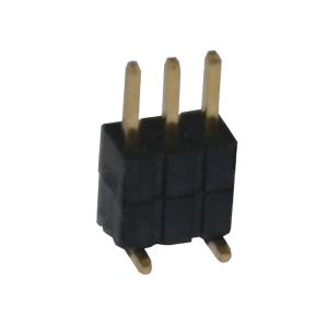 Plastic 3 Pin Single Row Header Connector 1.27mm Vertical Mount SMT Type