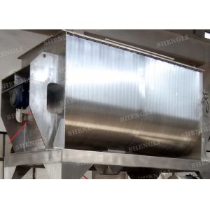 Big Size Single Shaft Paddle Mixer 0.3cbm-20cbm Capacity With U Shaped Container