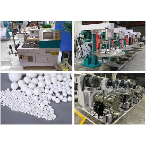 100 / 250 Liter Grinding Horizontal Bead Mill With Screw /Gear / Diaphragm Pump