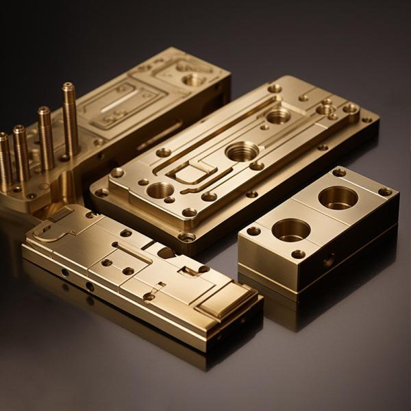 Quality CNC Machining Custom Brass Parts With Milling Turning Drilling Processing for sale