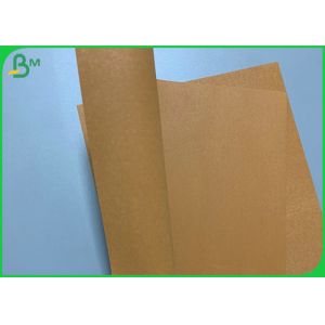 Washable And Tearable Soft Kraft Paper For Grocery Bag 0.55mm Thickness
