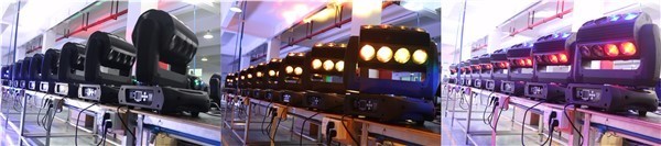 100W Spider Led Moving Head Lighting , Cool White Quad Led Mini Moving Head Light